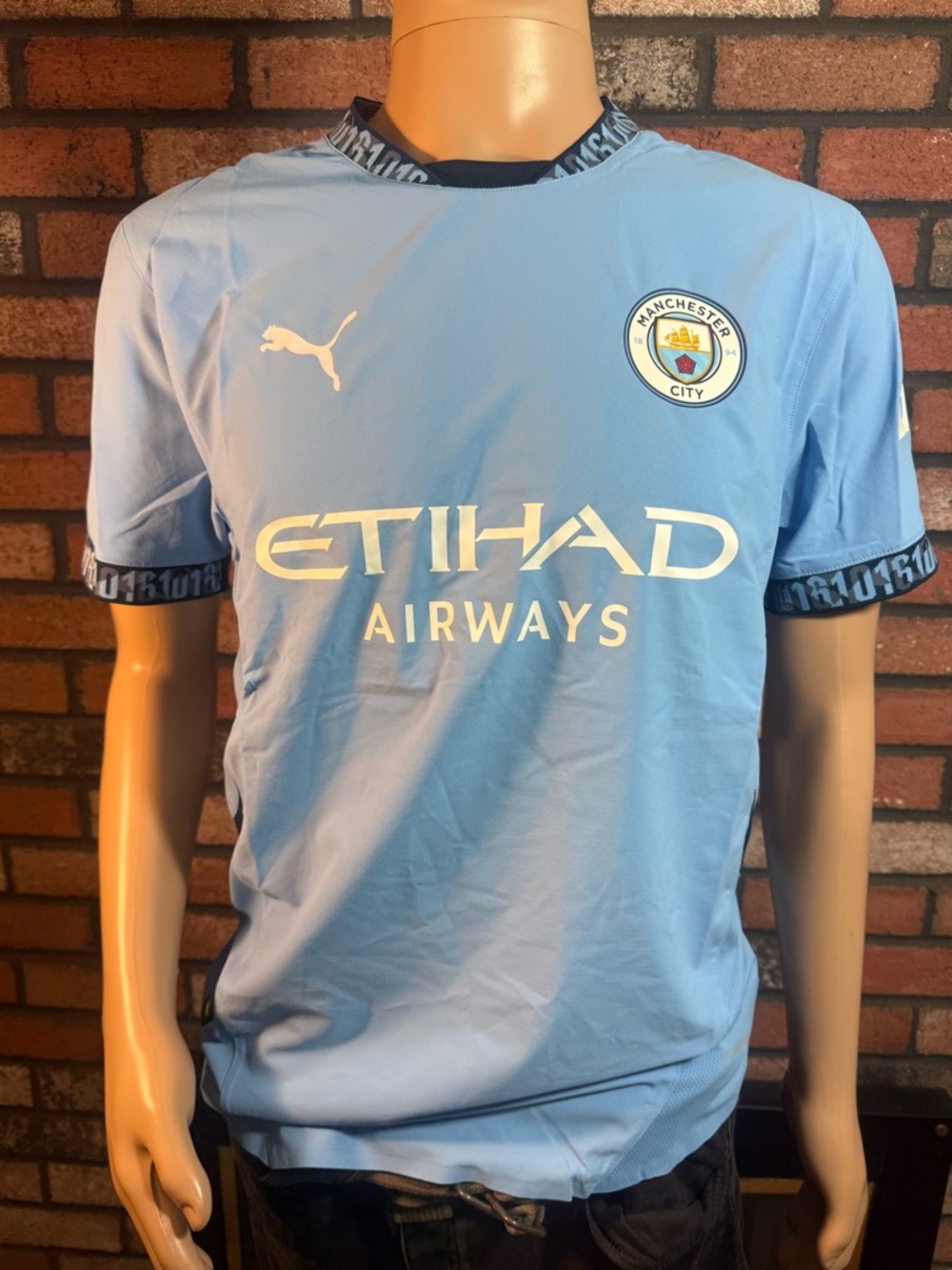 Puma Manchester City Home 24/25 Authentic Player Edition Jersey Sz. S, M